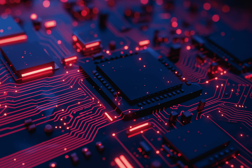 Fondo de taller de electrónica